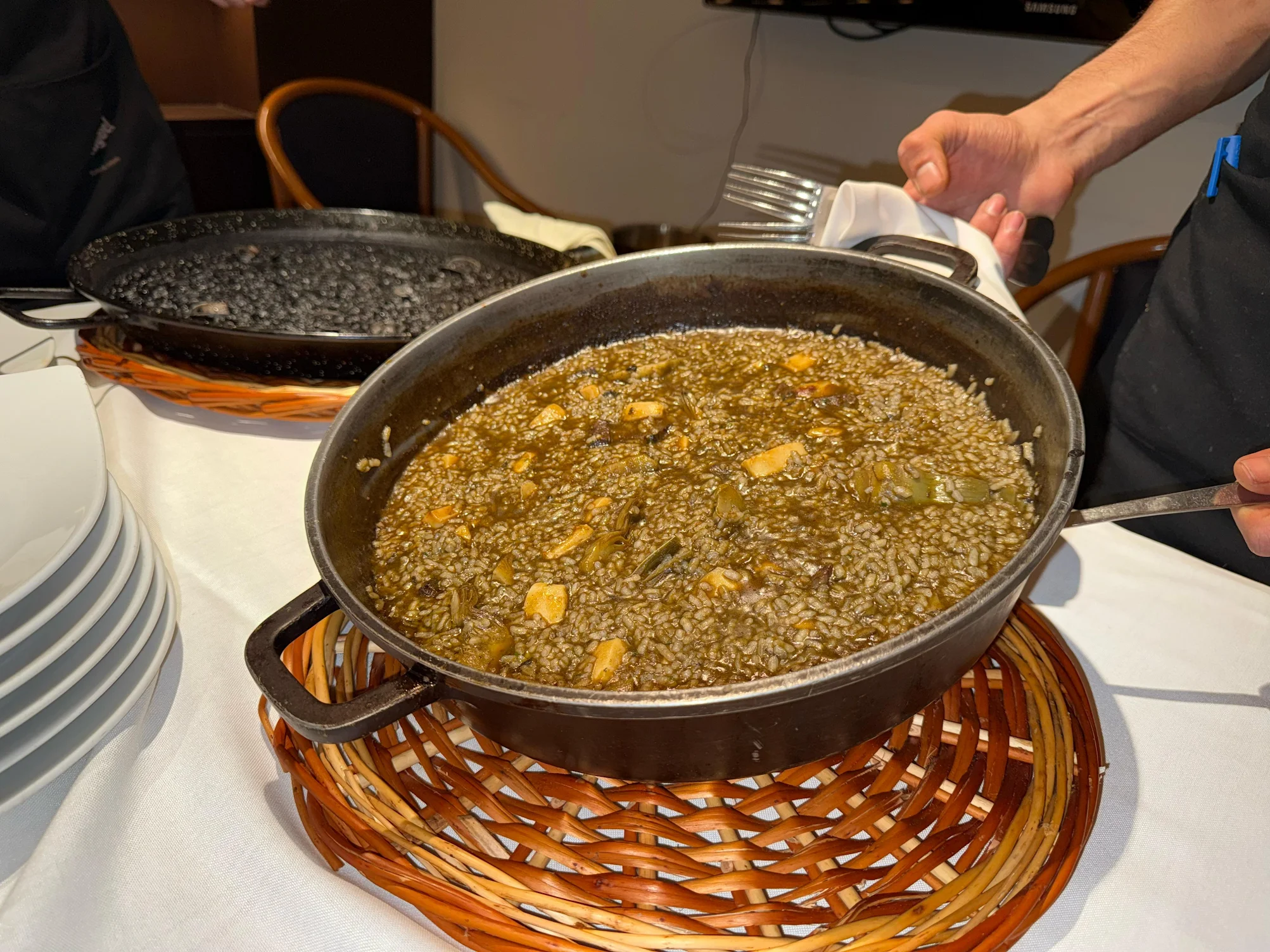 Arroz caldoso con bogavante